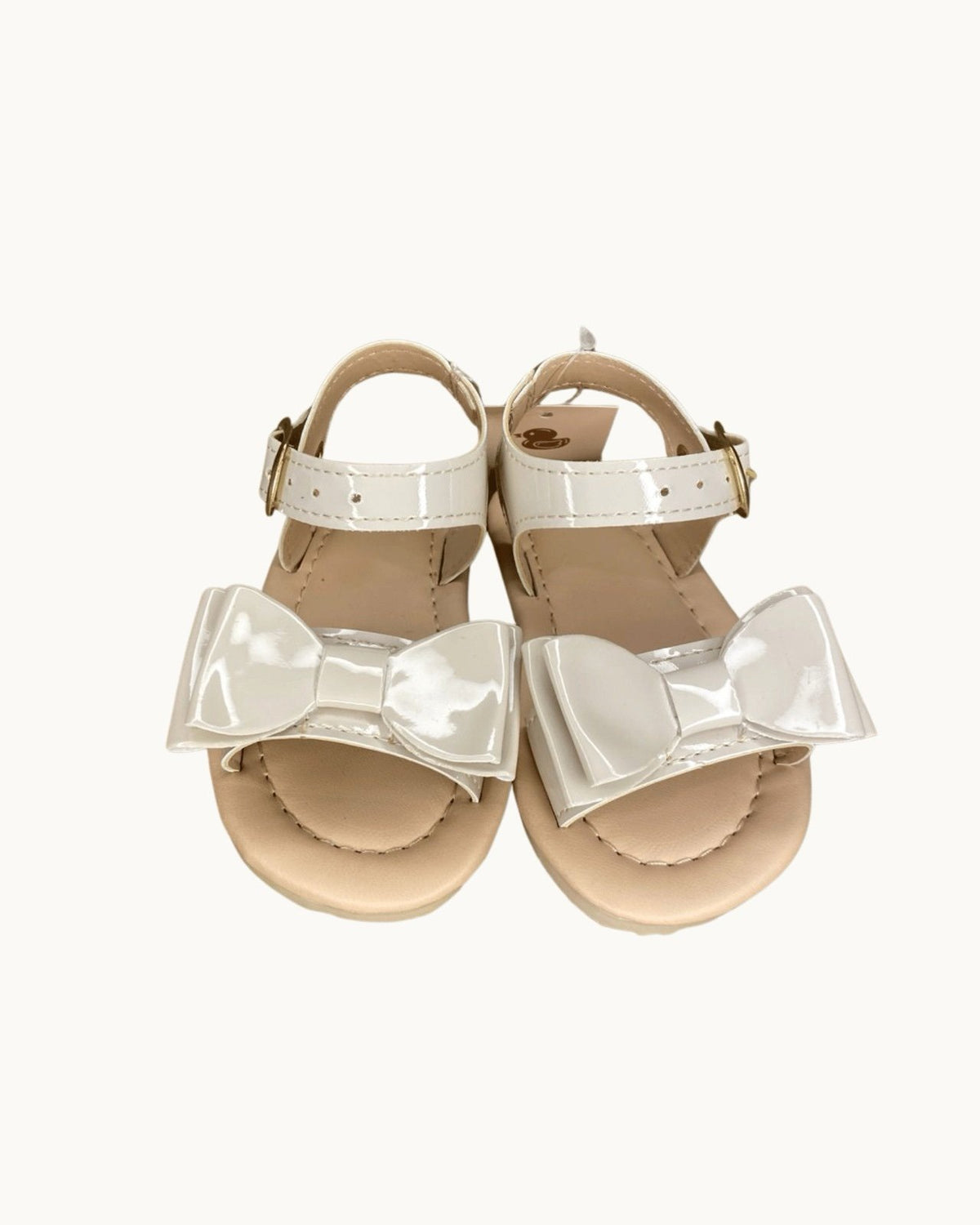 Sandalia Lotus Beige Charol