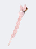 Clip Chupon Tejido Crochet Conejo